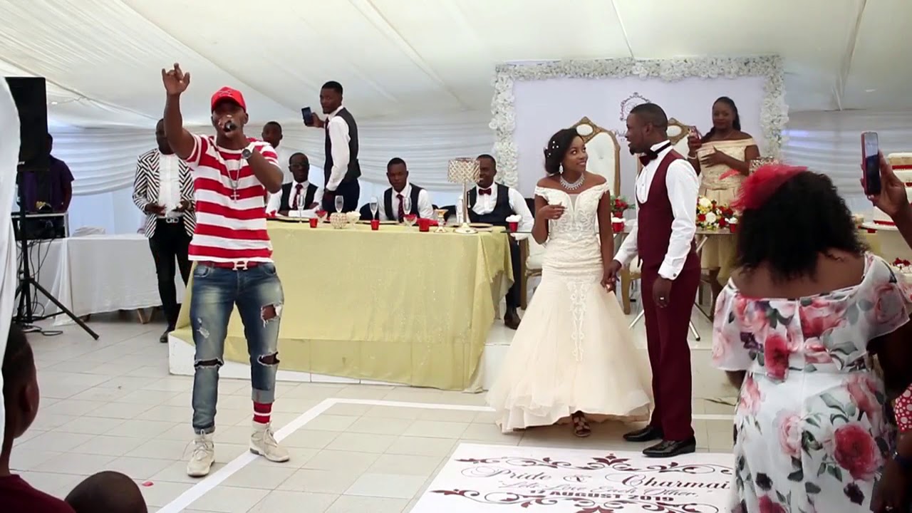 Freeman performing at CHARMAINE & PRIDE wedding