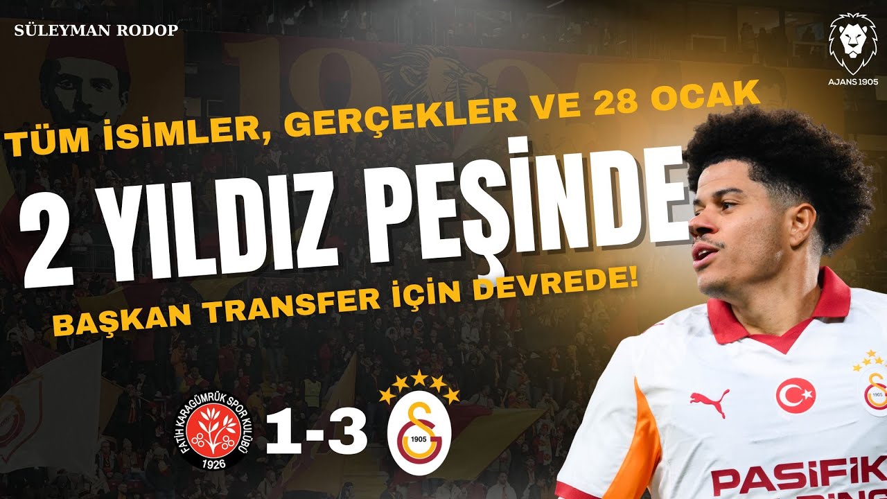 Galatasaray Transferde GERÇEKLER ve Tüm İsimler 🔥 28 Ocak Planı ve Oulai | 2 Dünya Yıldızı ve Gündem
