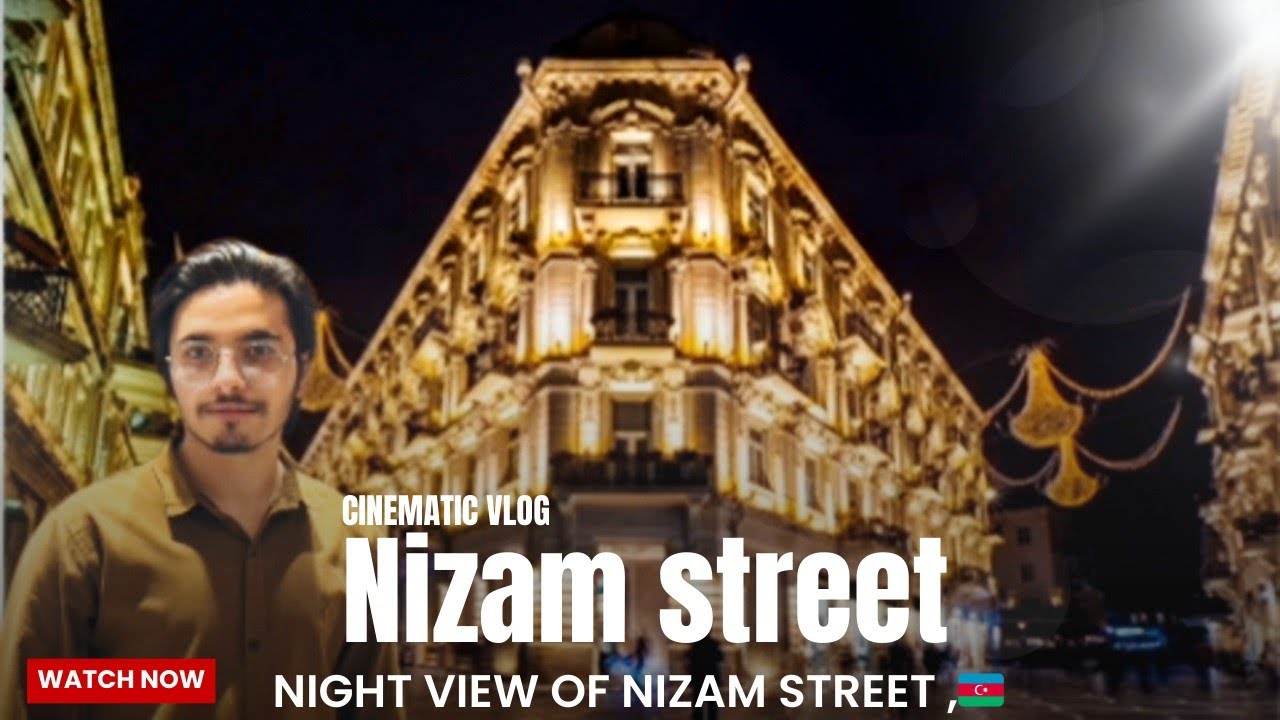 Nizami Street Baku at Night vibes | Vibrant Nightlife in Azerbaijan's Capital !! Nightlife🇦🇿