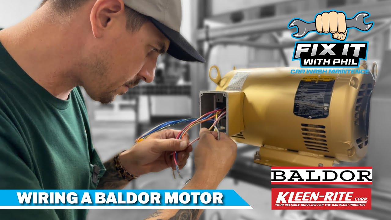 Baldor Motor Wiring Like a Pro - Fix It With Phil | Kleen-Rite