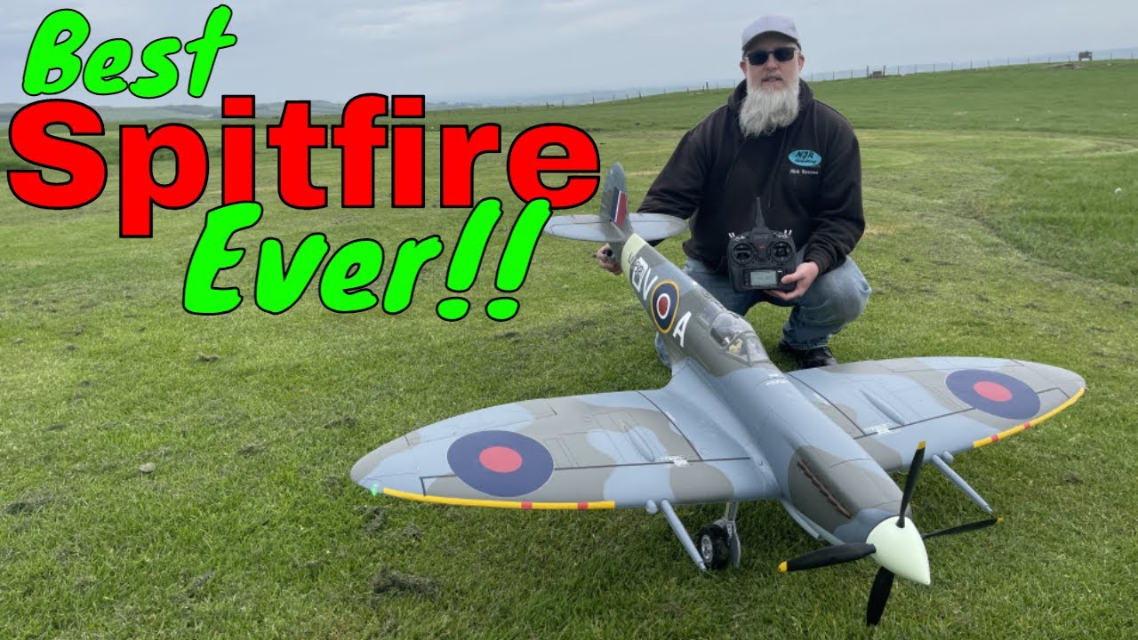 Flightline Spitfire 1600mm from Motion RC Possibly the best foamy Spitfire ever!