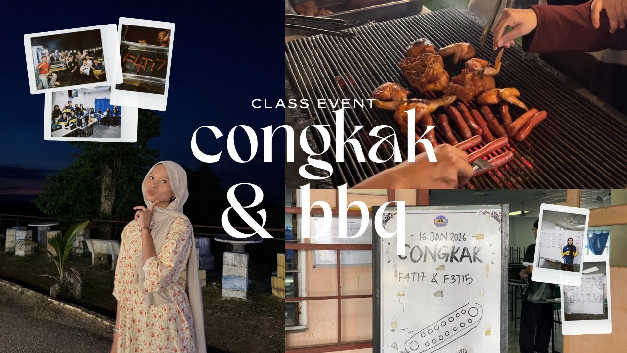 congkak event & bbq w classmates! | matriks vlog