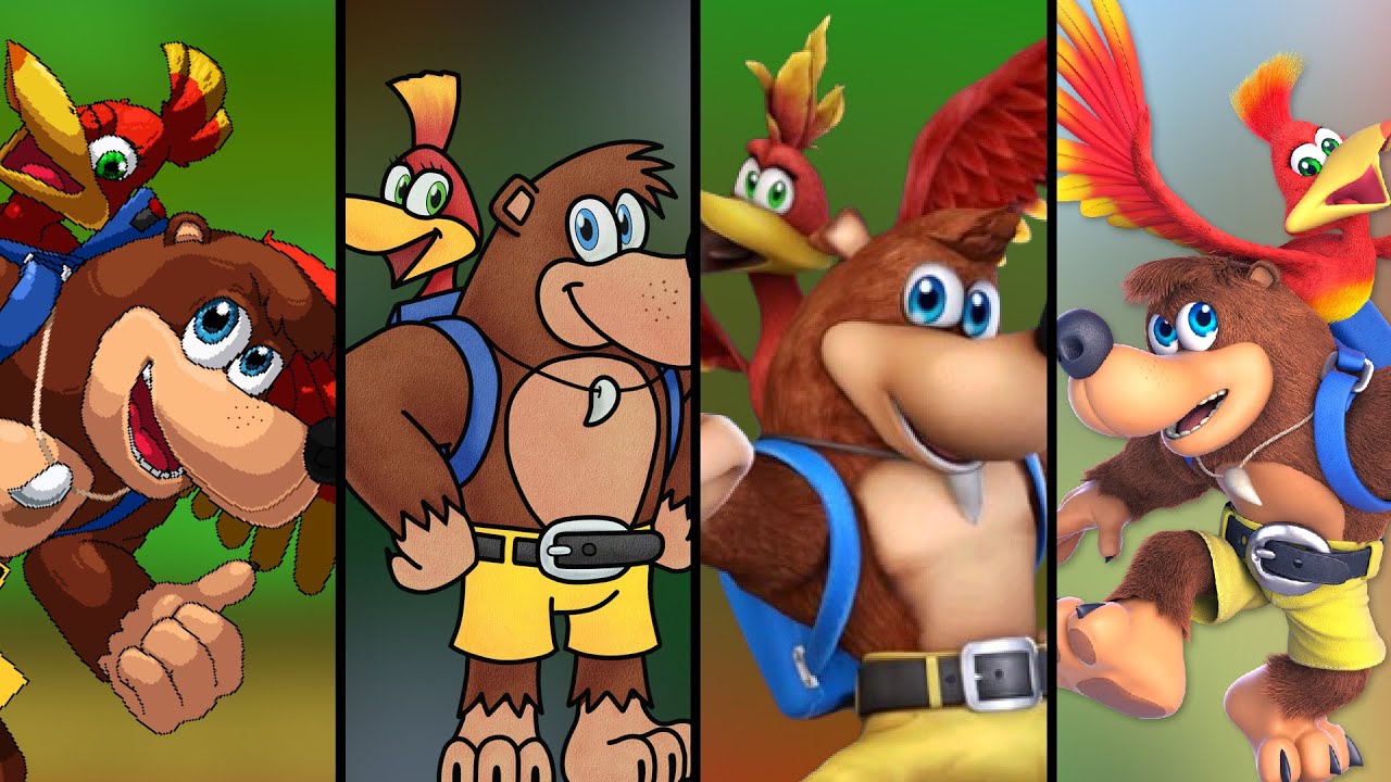 Evolution of Banjo & Kazooie in Smash Bros in an Alternate Universe