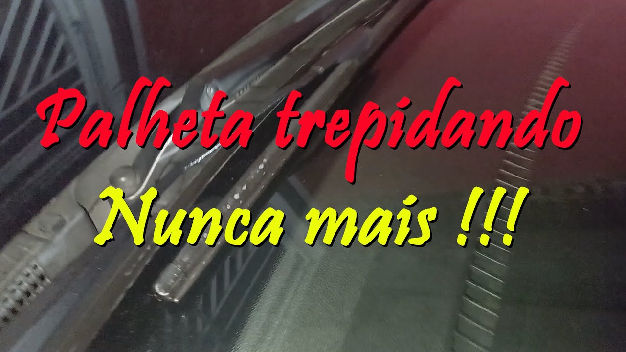 Palheta trepidando nunca mais  - Solução definitiva