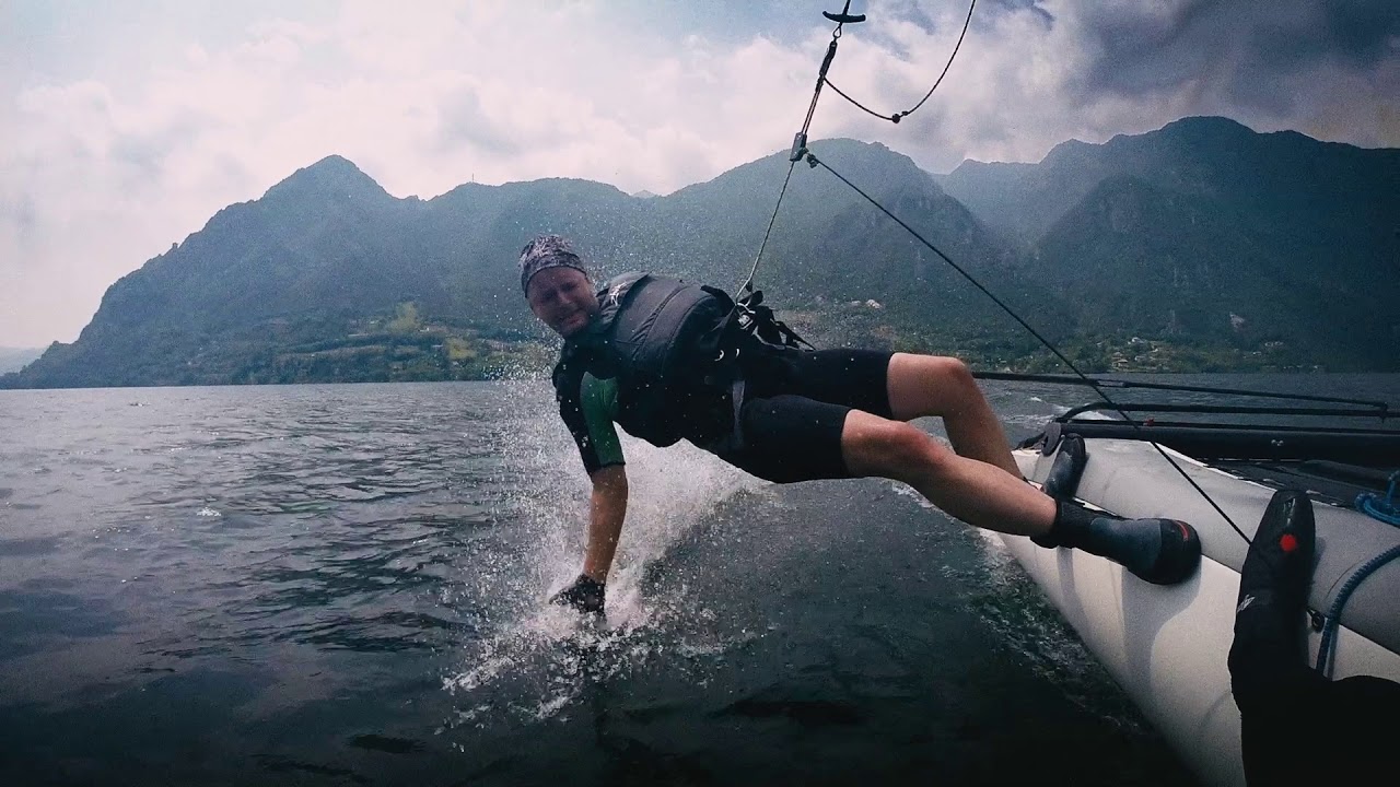 Nacra F20 Carbon Catamaran - Sailing Lago d'Idro F20C