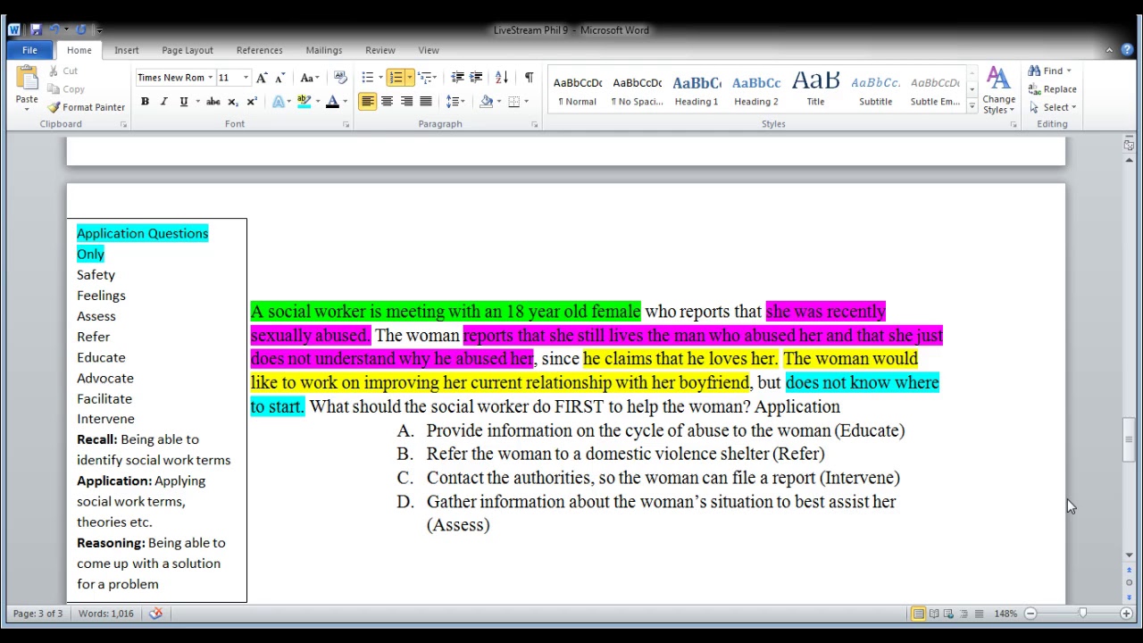 How to PASS The Masters/Clinical LMSW/LCSW Exams with Practice Questions