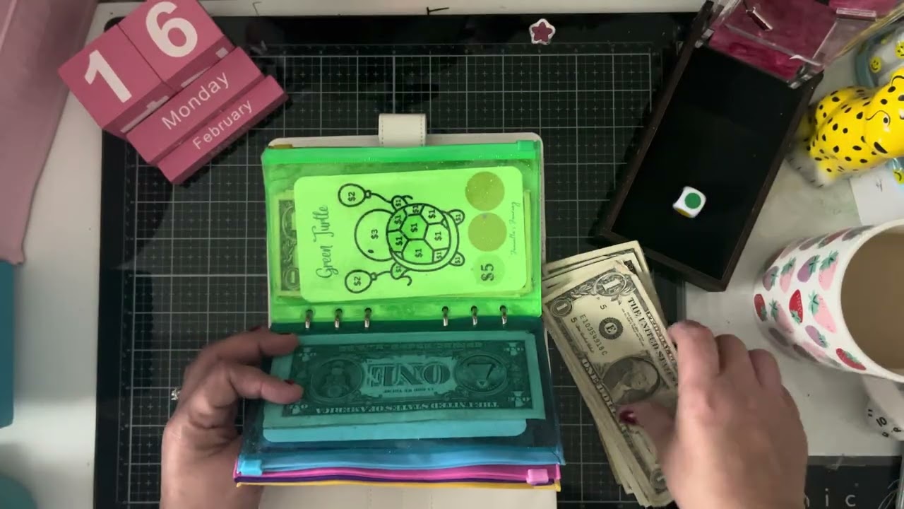 🌈 Colorful Dollar Monday 🌈/ 🩷Mini Monday / $1-2-3 Binder 🩷 #savingschallenges 