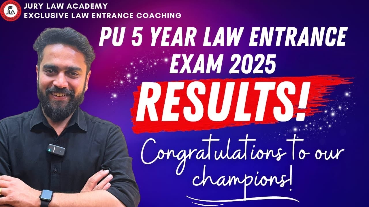 PU 5 YEAR LAW ENTRANCE EXAM 2025 RESULT OUT- RANK 1❤️