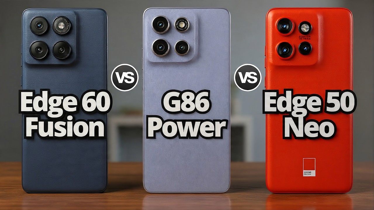 Moto G86 Power Vs Moto Edge 50 Neo Vs Moto Edge 60 Fusion No compres Motorola sin ver esto 2026