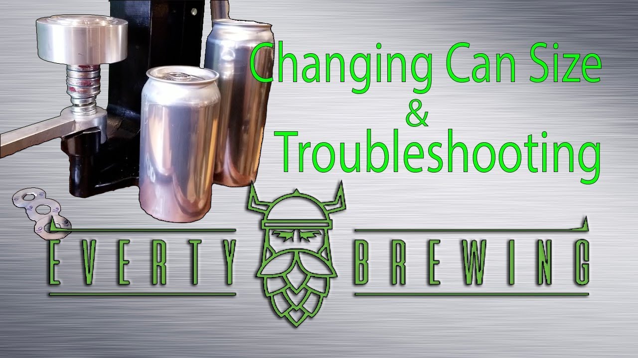 Master Can Sealer Changing between 12oz & 16oz and Troubleshooting Tips
