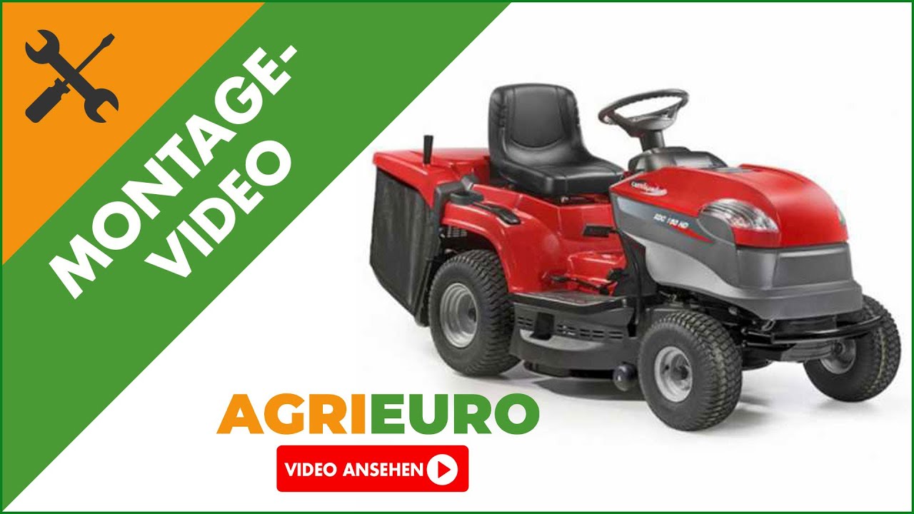 Montagevideo Rasentraktor Castelgarden XDC 170 HD - Hydrostatgetriebe - Fangkorb