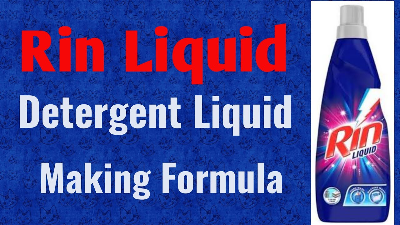 Rin Liquid Detergent Making Formula l Detergent Liquid Process l ரின் லிக்விட் சோப்பு செய்வது எப்படி