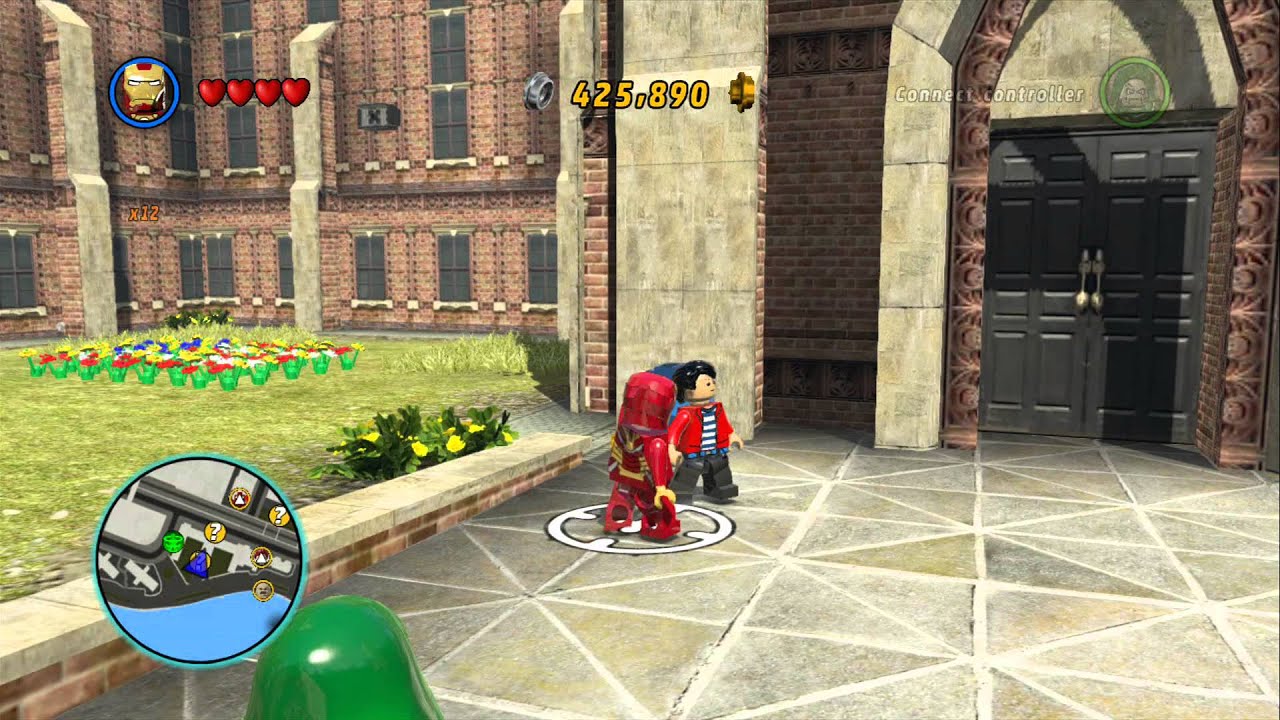 LEGO Marvel Super Heroes - Open World Free Roam - Residential District (Missions/Tokens/Gold Bricks)