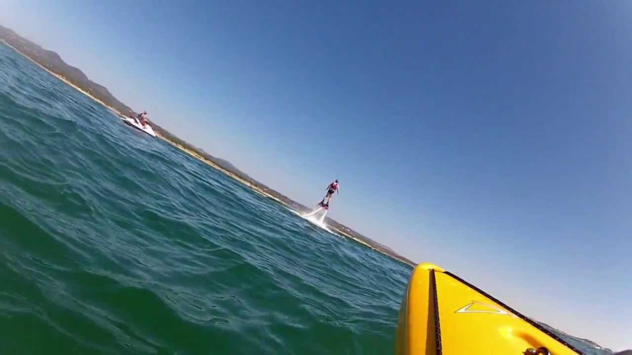 Flyboarding the Folsom Lake