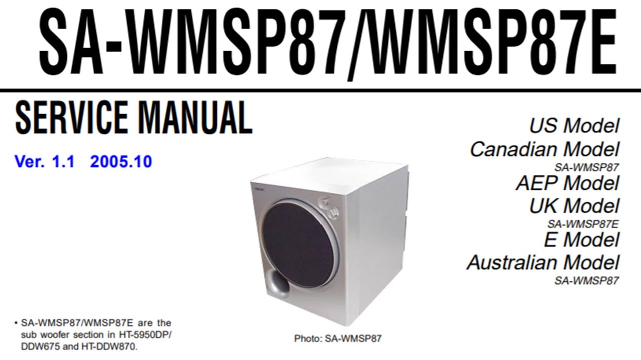 SubWoofer Sony WMSP87 Consertando em 1 Hora Cliente Glaudinei