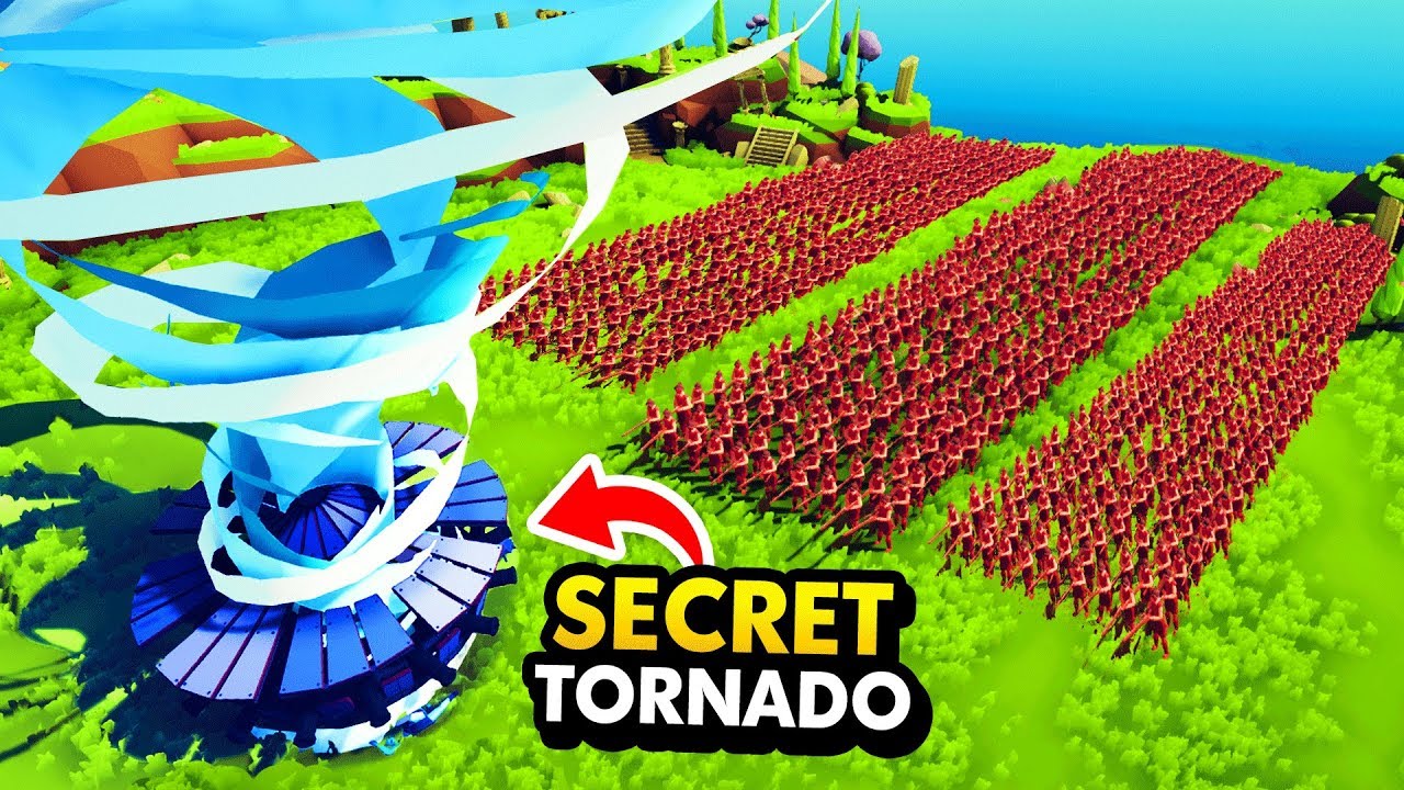 SECRET TORNADO TANK vs INFINITE UNITS In TABS (Totally Accurate Battle Simulator Funny Gameplay)