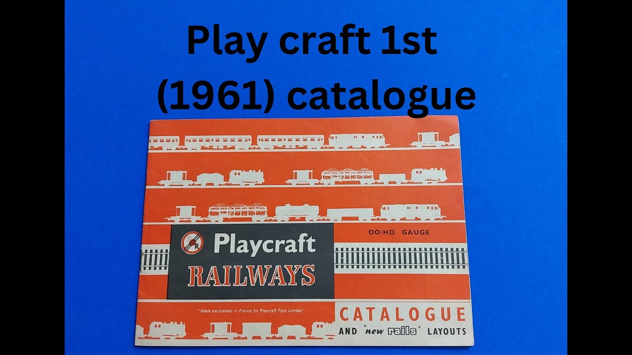 Playcraft 1st Ed 1961 OO/HO model railways catalogue full look through by Mangley Town #ModelRailway