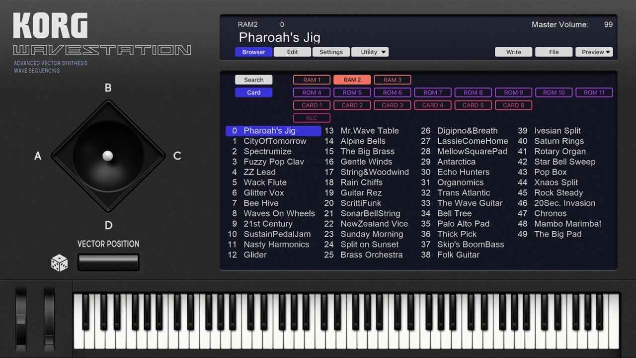 Korg Wavestation Demo: Pharoah's Jig 2