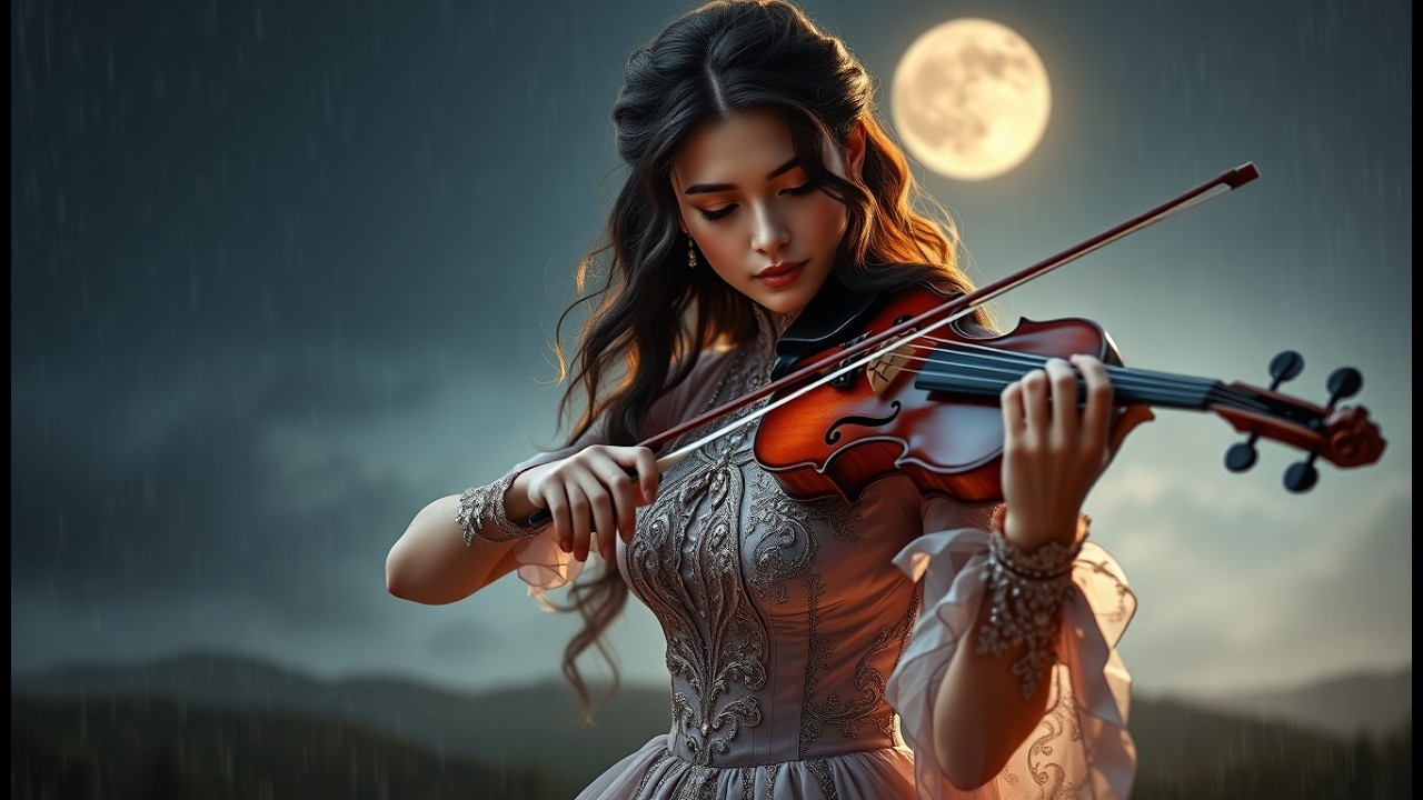 Midnight Rain Violin: Soothing Melodies for Overcoming Insomnia