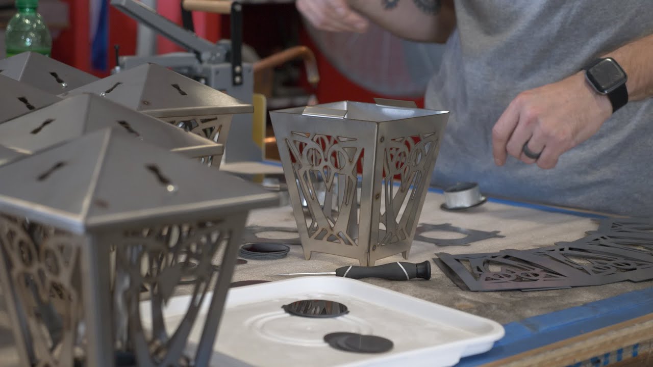 Bryn Mawr College - Making Lanterns at NOVA Industrial Arts