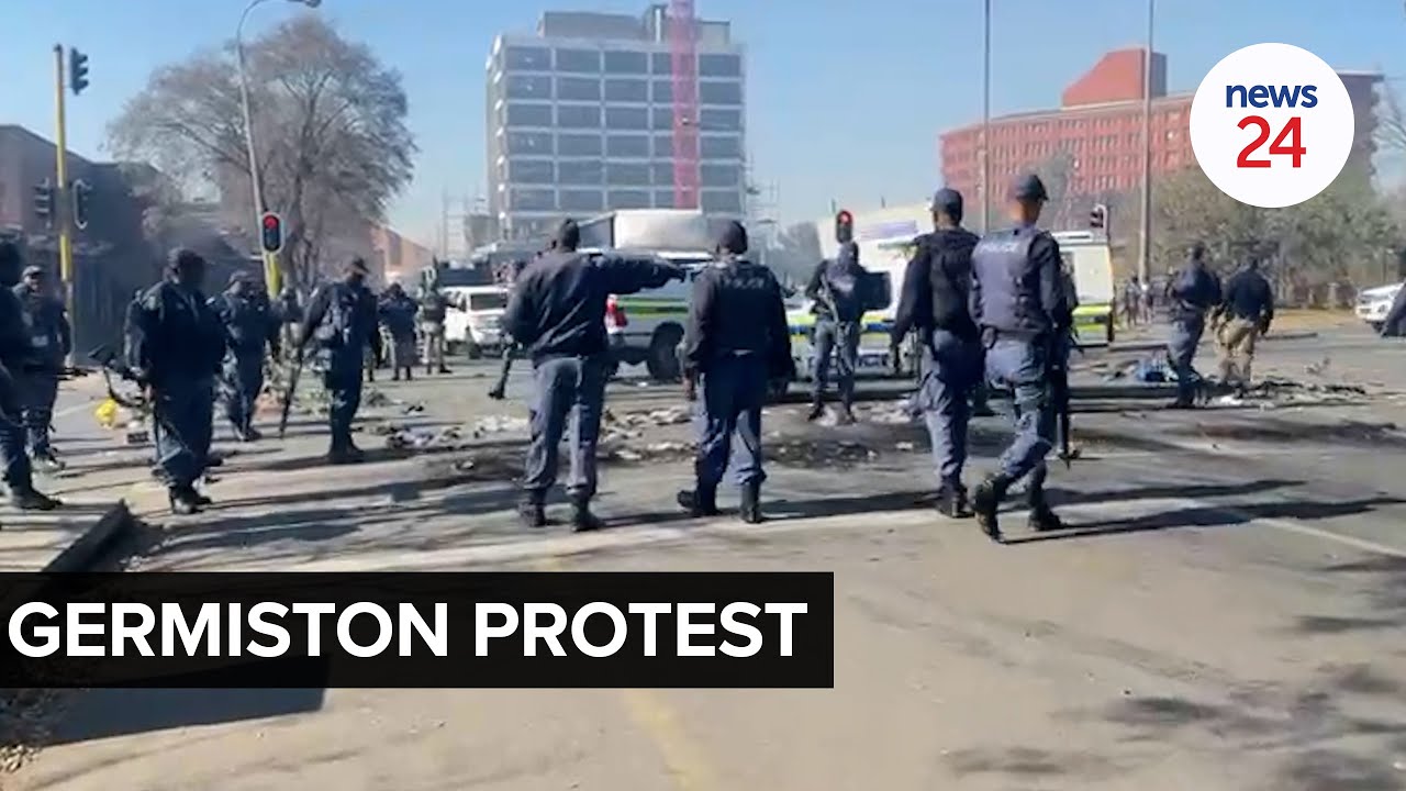 WATCH | Germiston Home Affairs fire linked to protest, roof collapses amid chaos
