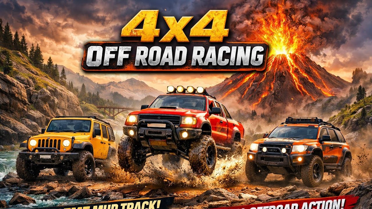 4x4 Off Road Racing Game 🚙 Extreme Mud Track Challenge | Real Offroad Driving Gameplay