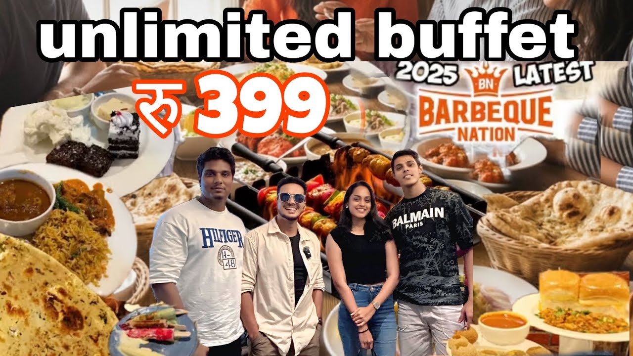 Unlimited Buffet रु 399 Only | Barbeque nation best offer | offerLimited Hurry up 😍#barbequenation