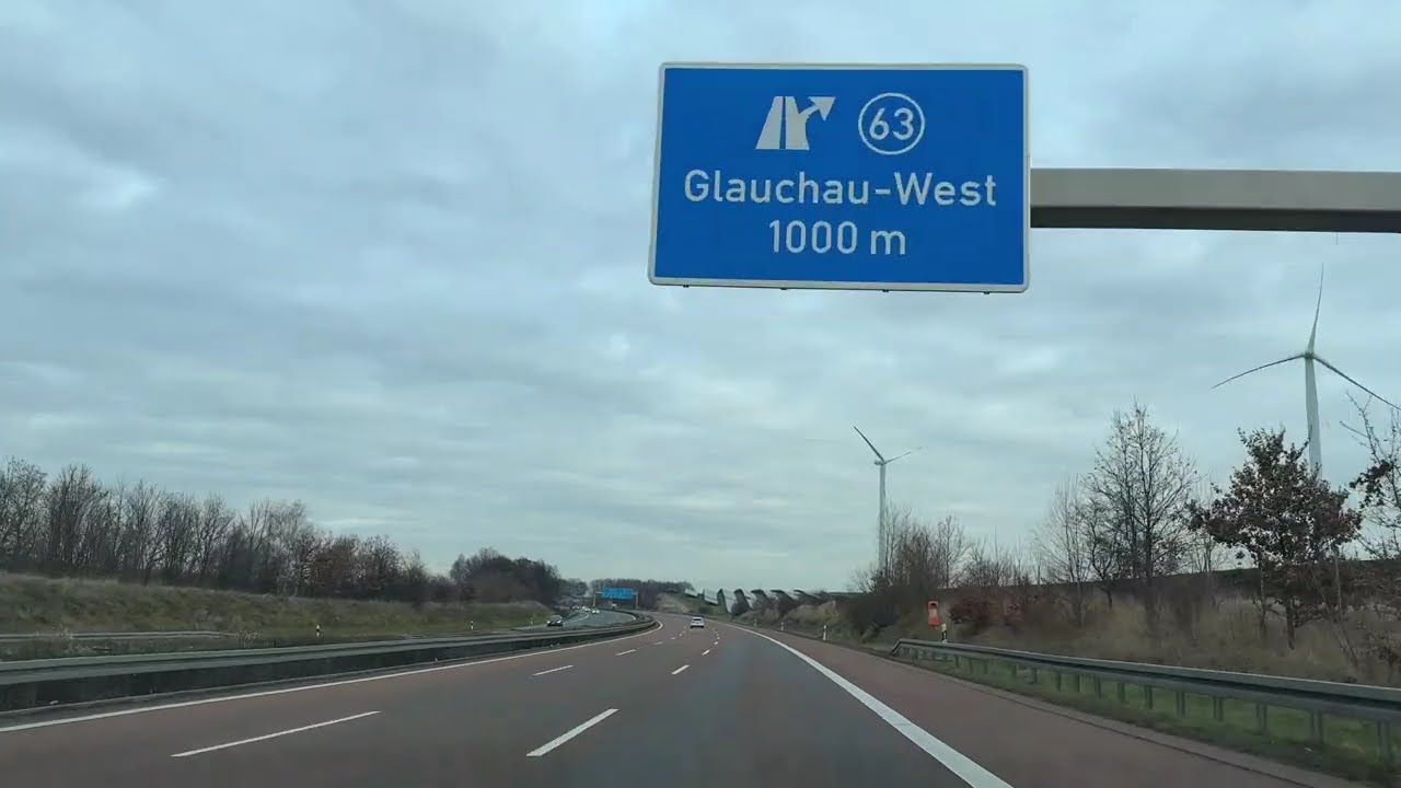 Driving in Germany 4K | Zwickau to Dresden | Natural Driving Ambience (No Music, No Talking)