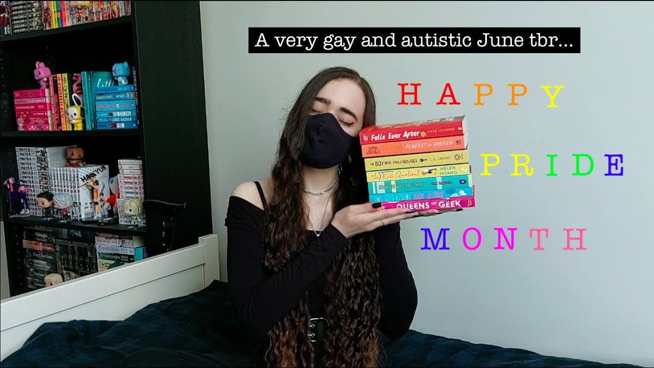 June TBR + Autistic Readathon TBR || All the books I wanna read during pride month 🌈