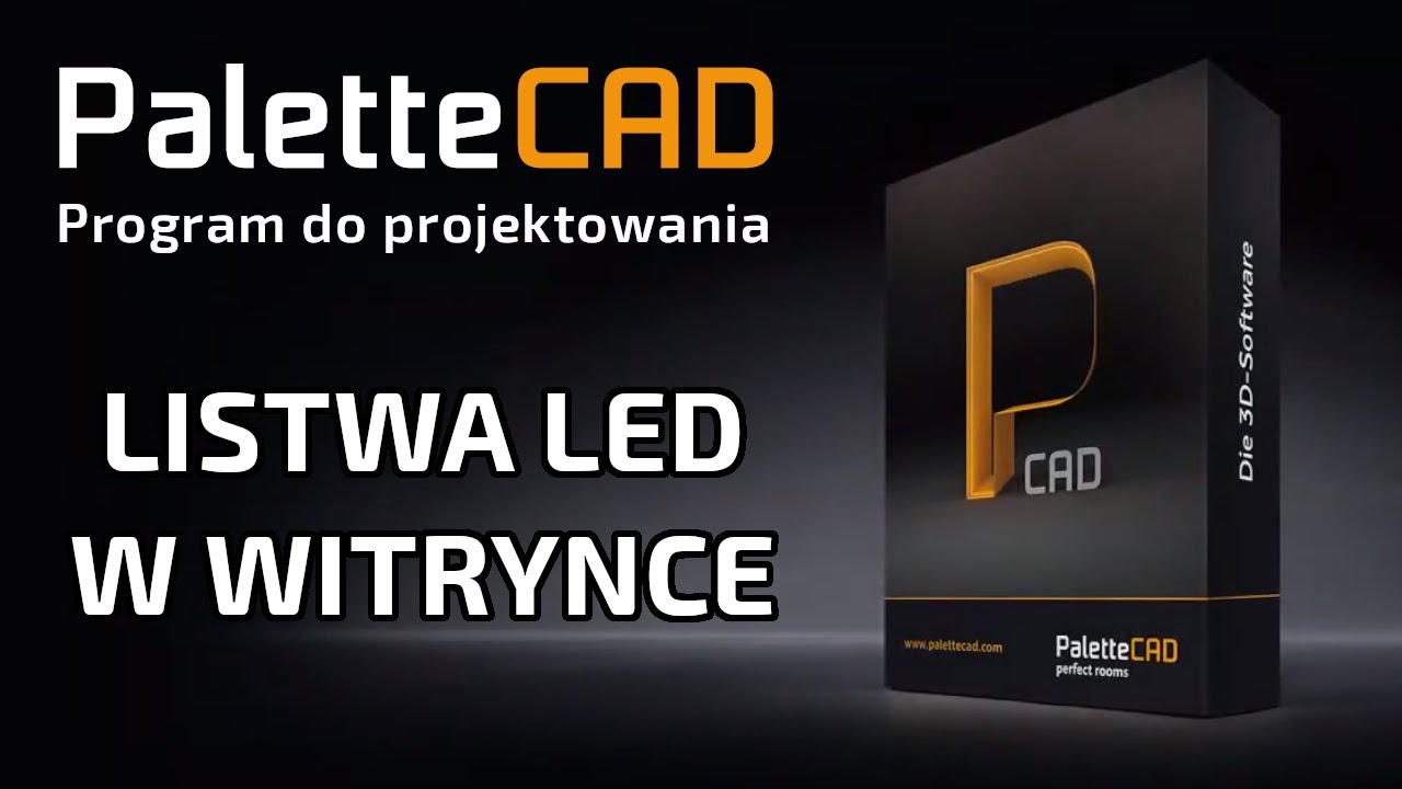Listwa LED w witrynce - PaletteCAD 10 - Program do projektowania mebli