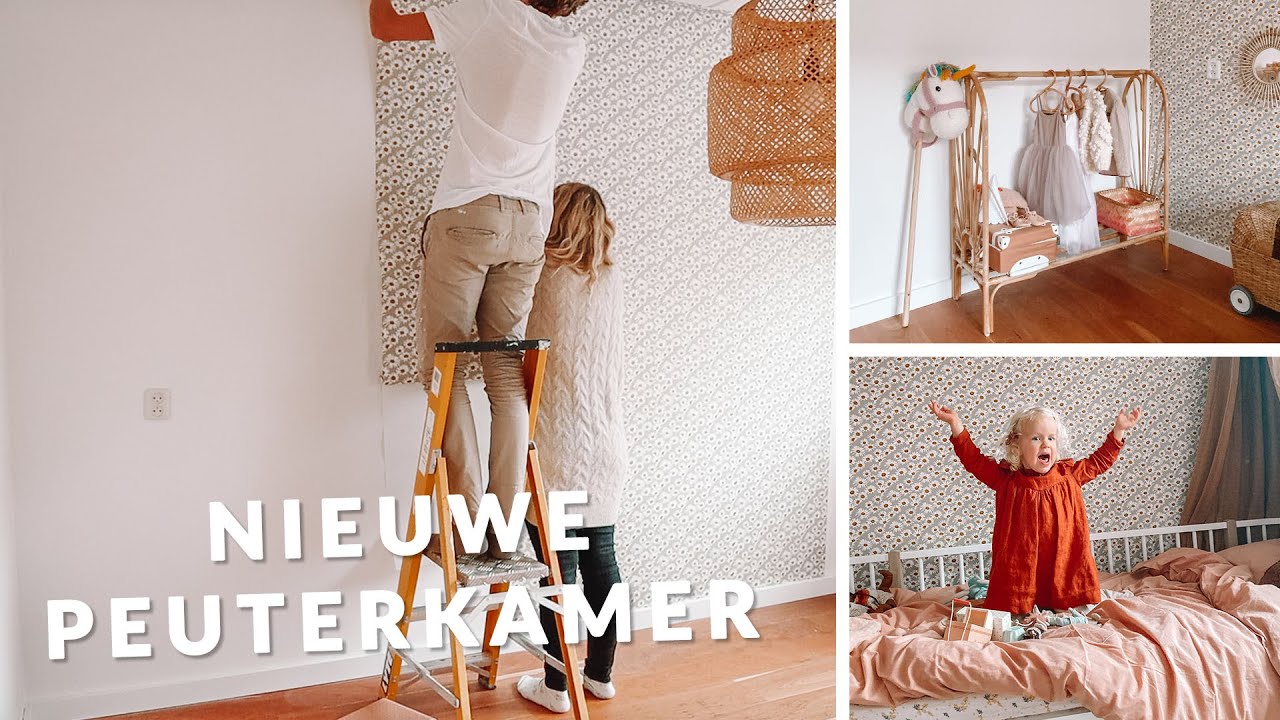 Zara's NIEUWE grote meisjeskamer! progress + haar reactie!!!