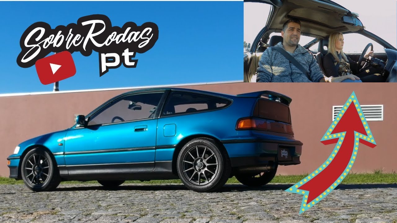Mulher ao volante Combinação perfeita Honda CRX b20