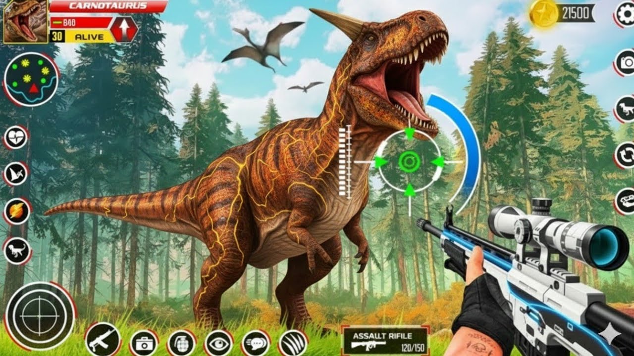 Wild Animal Hunter 3D: Epic Dinosaur Hunting Adventure 🦖🥸|New 2026 Update Gameplay #24