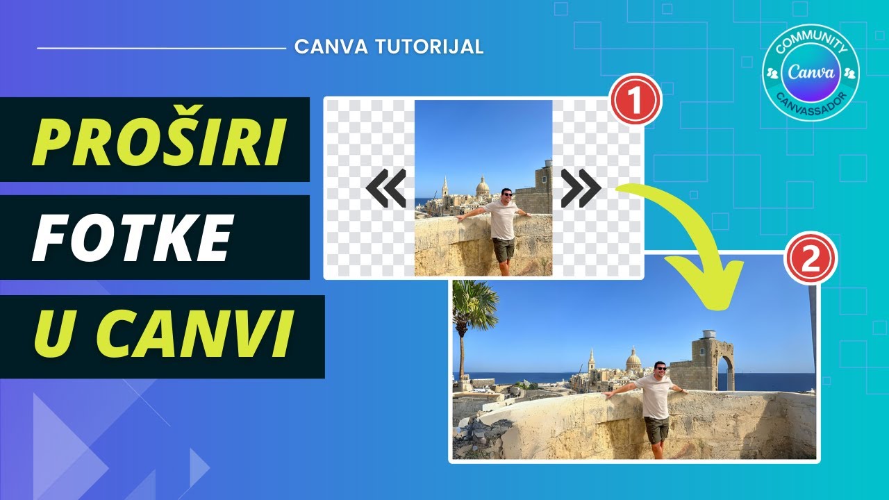 Canva Magic Expand | Proširi fotke u Canvi  📐  | Miloš Brender | Tutorijal 2024.