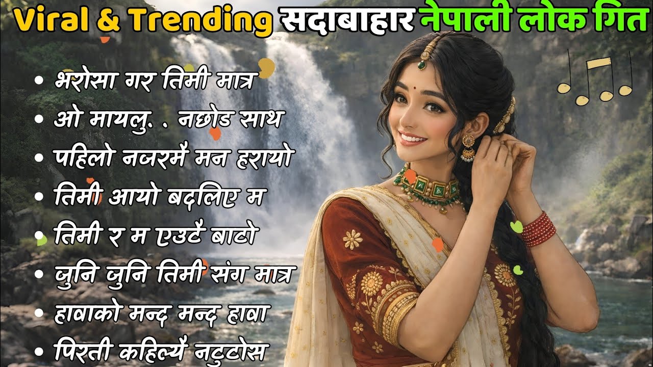 💖 Best Nepali Romantic Lok Geet 2025 🇳🇵 | Viral Love Folk Songs Collection 🎶