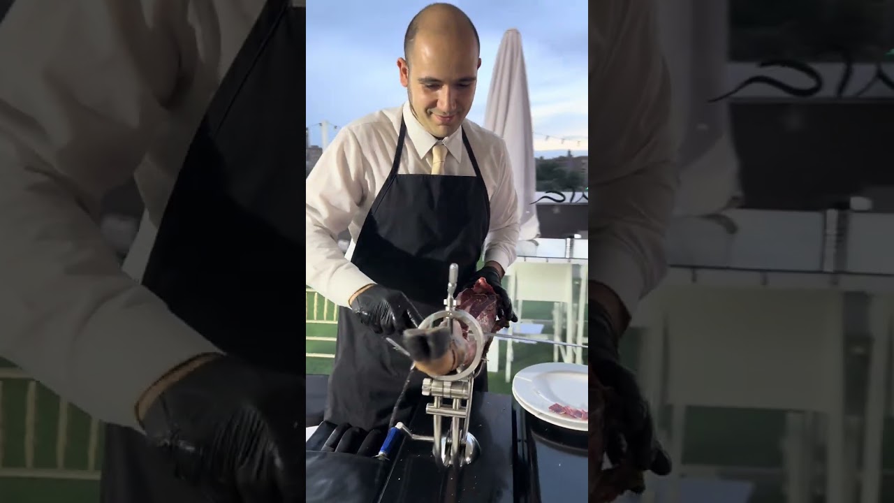 Pasión por el corte de jamón 