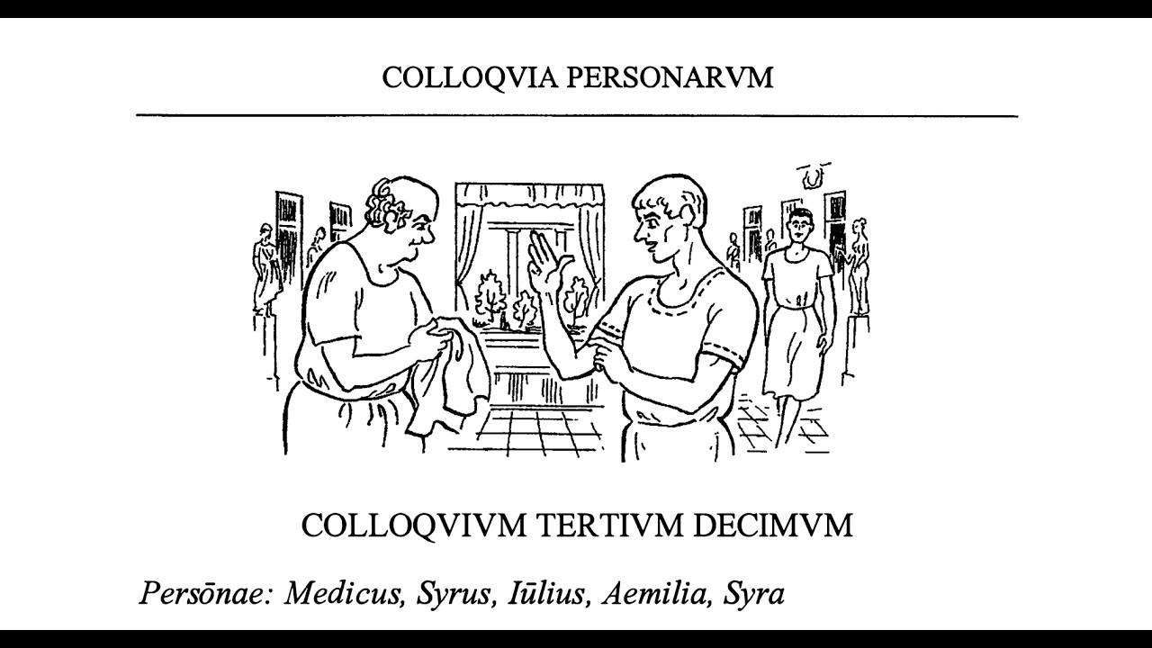Colloquia personarum 13 – recitatio (Polish pronunciation, raw uncut recording)