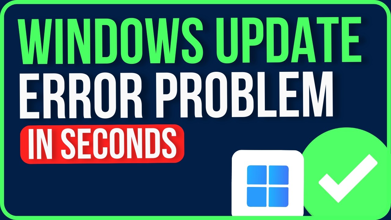 HOW TO FIX WINDOWS UPDATE ERROR 2026 (Easy Guide) | Windows Update Failed to Install Error Problem