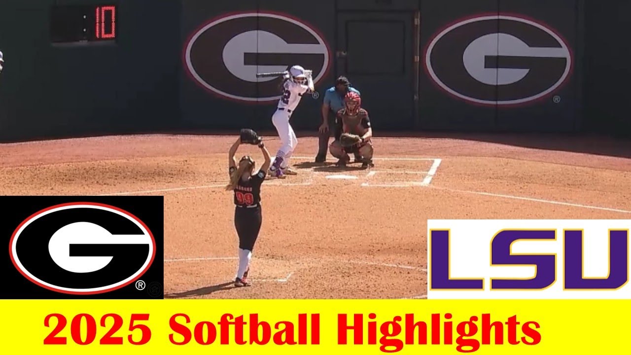 #3 LSU vs #15 Georgia Softball Game Highlights 3 22 2025