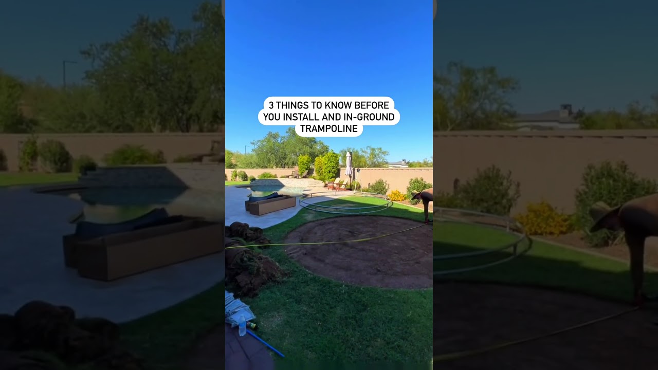 Here&rsquo;s what you didn&rsquo;t know about in-ground trampoline installations 🌧️🌬️🔨