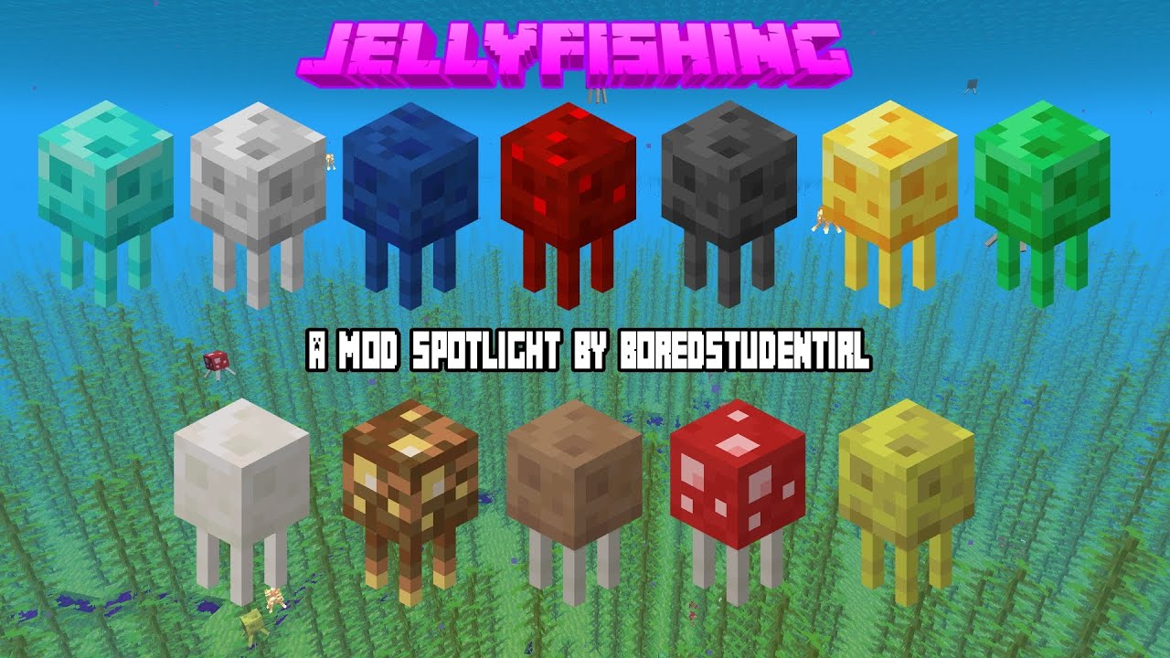 Minecraft Mod Spotlight: More Jellyfish