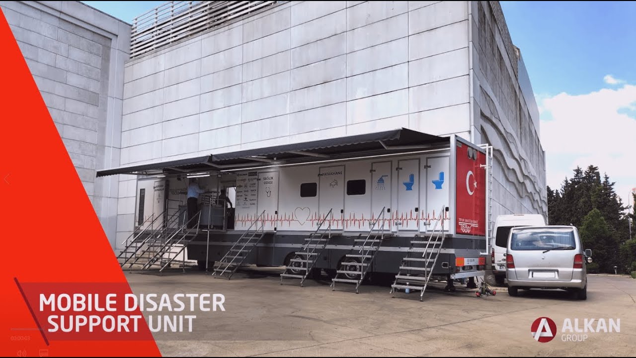 Mobile Disaster Support Trailer Vehicle Unit - Mobil Afet Destek Treyleri Tırı Aracı