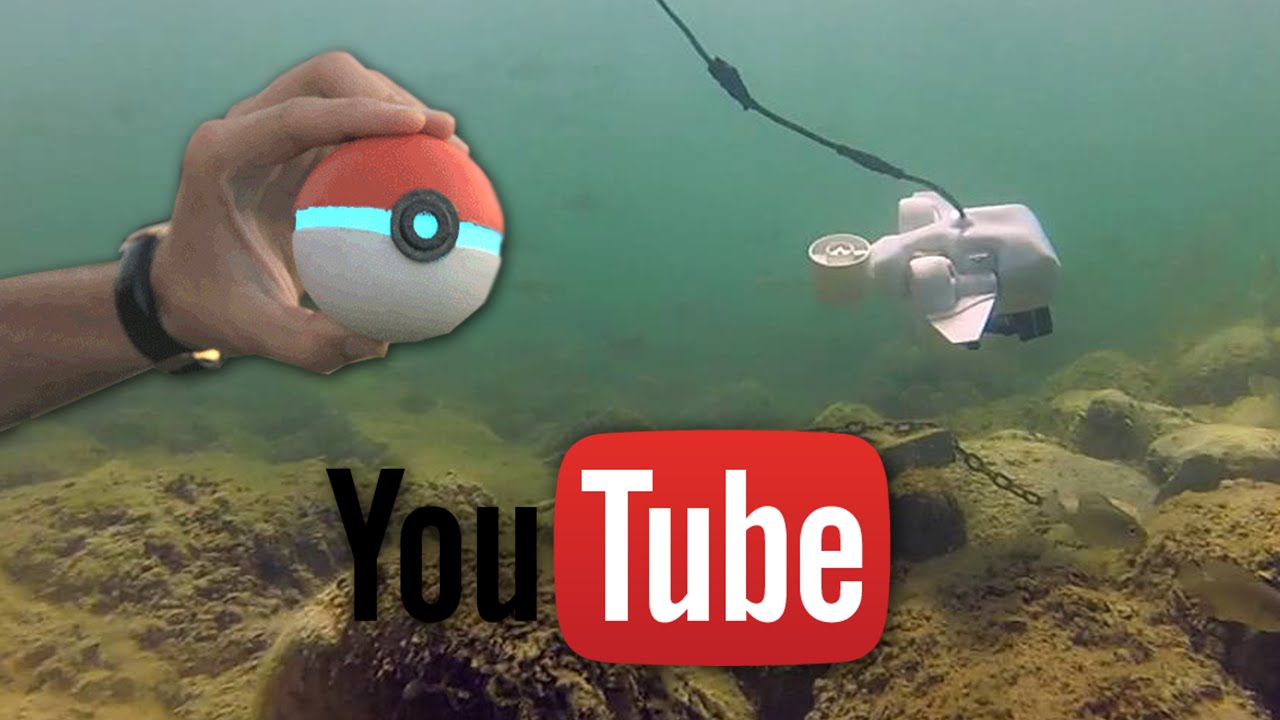 Uusi Ominaisuus YouTubeen! Pokémon GO pallo? Vedenalainen Drone!