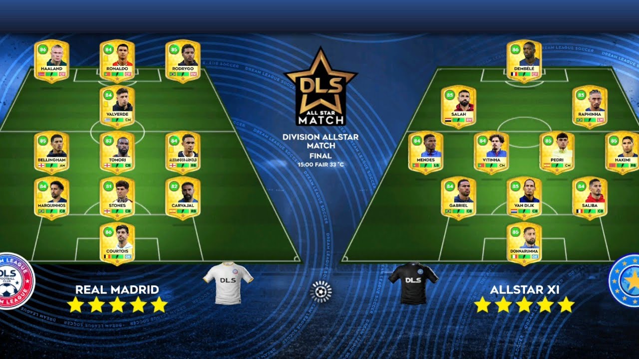 DLS26 REAL MADRID VS AL STAR XL VS UKRAINE