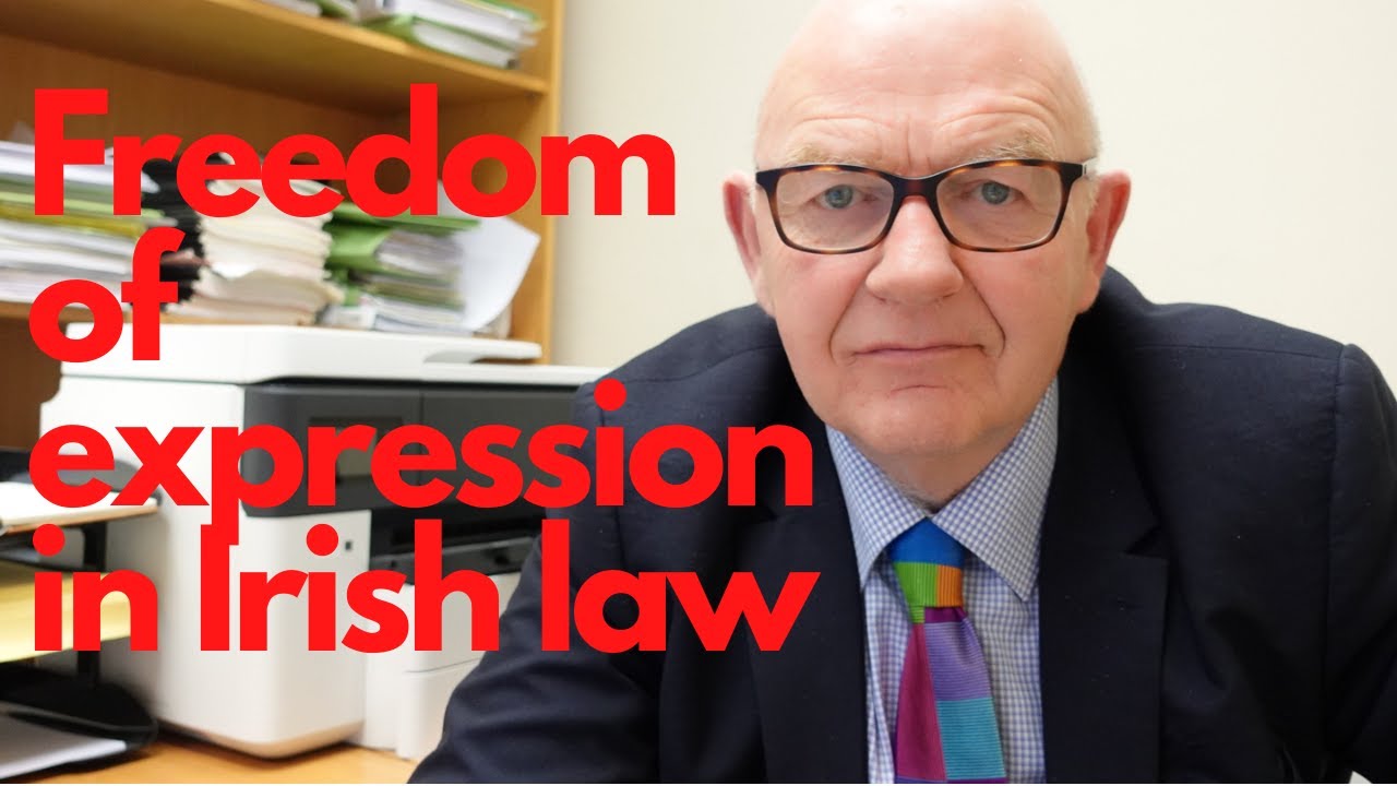 Freedom of speech/freedom of expression in Irish law-what does the Irish Constitution provide?