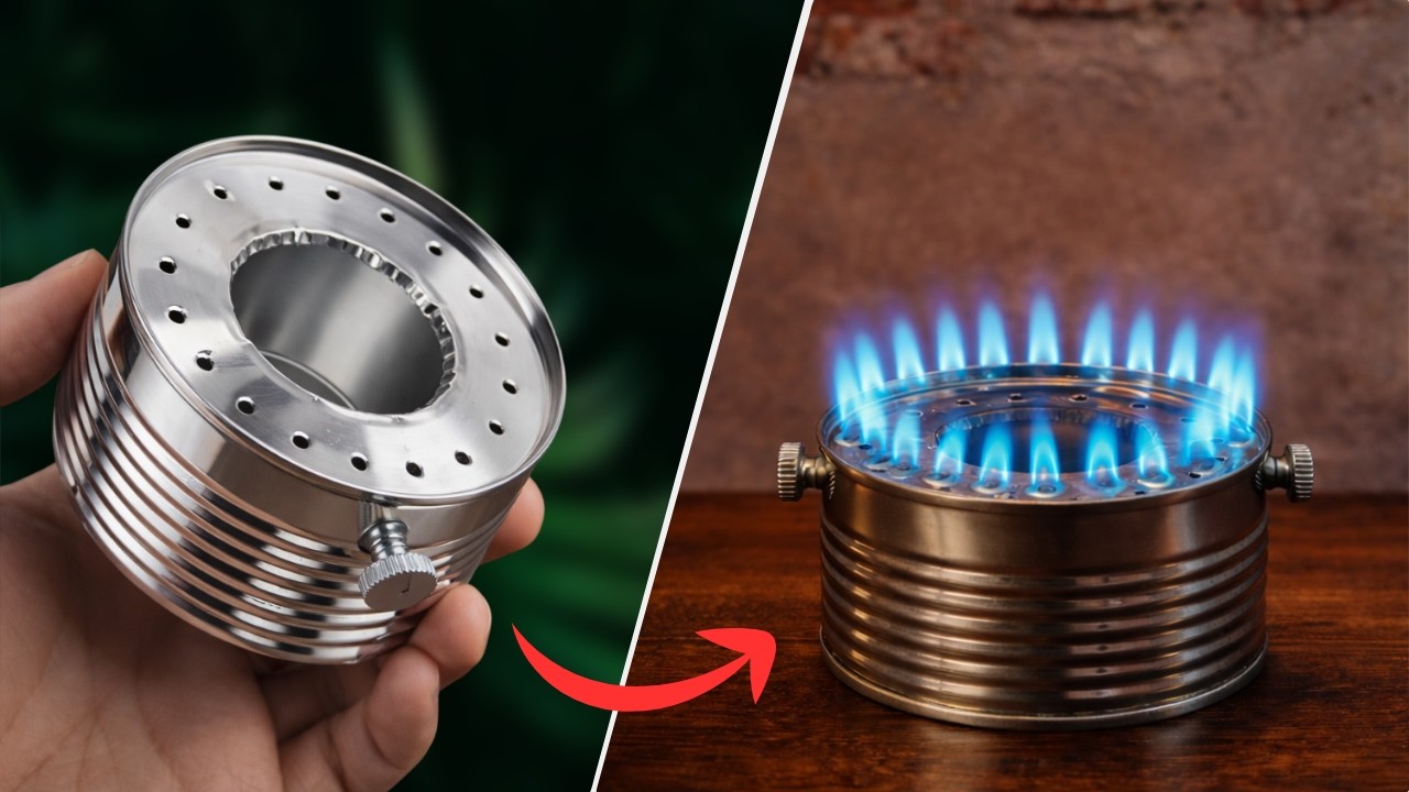 No Gas, No Wood 😱!! This DIY Tin Can Mini Stove Gives You FREE Heat All Winter! 🔥❄️