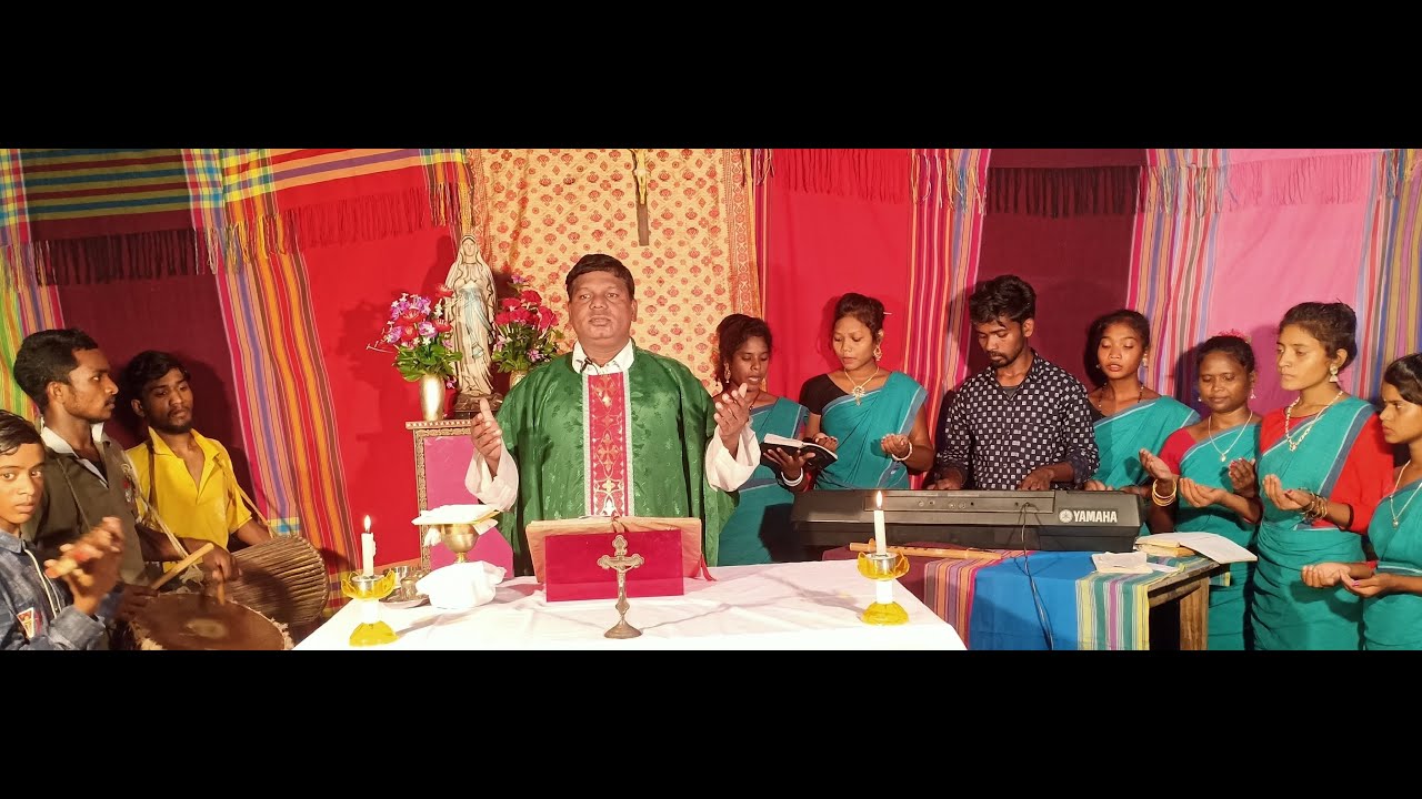 Bochor Reak’ 26 ak’ Athwar - 2020. Holy Mass in Santali – Fr. Simon Murmu. By: XCC - Johar, Dumka
