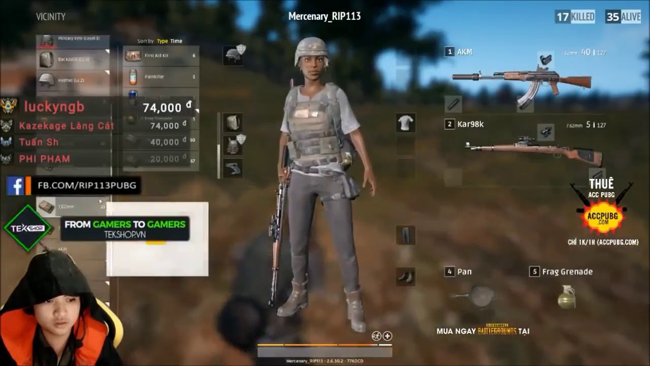 PUBG Rank 1 - 43 kill  - Rip113 | Solo Squad - PLAYERUNKNOWN'S BATTLEGROUNDS