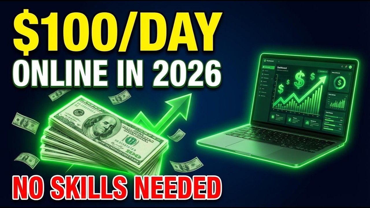 How to Make $100 a Day Online in 2026 Without Skills or Investment