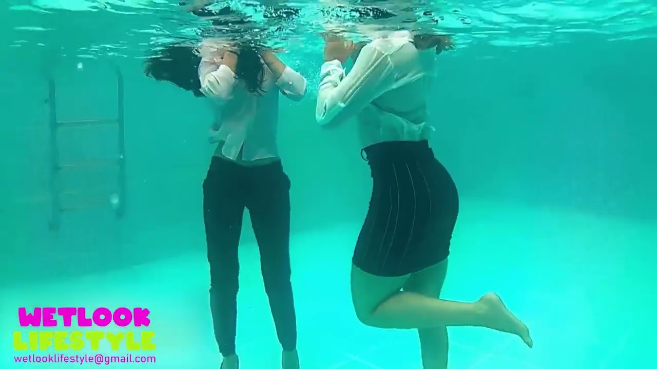 Girls who swim are happy #pool #video #vlog #underwater